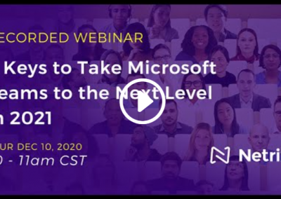 8 Keys to Take Microsoft Teams to the Next Level in 2021